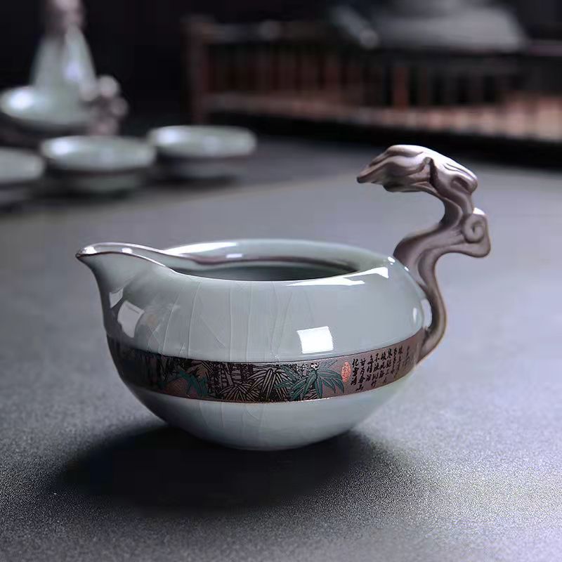 Jade Dragon Tea Set